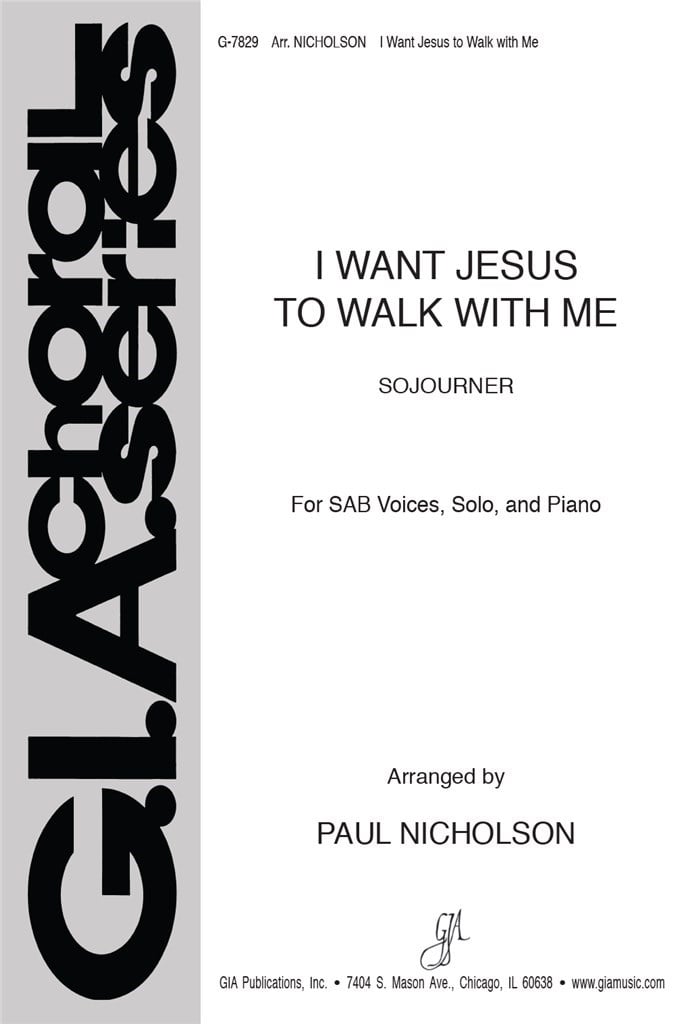 I Want Jesus to Walk with Me